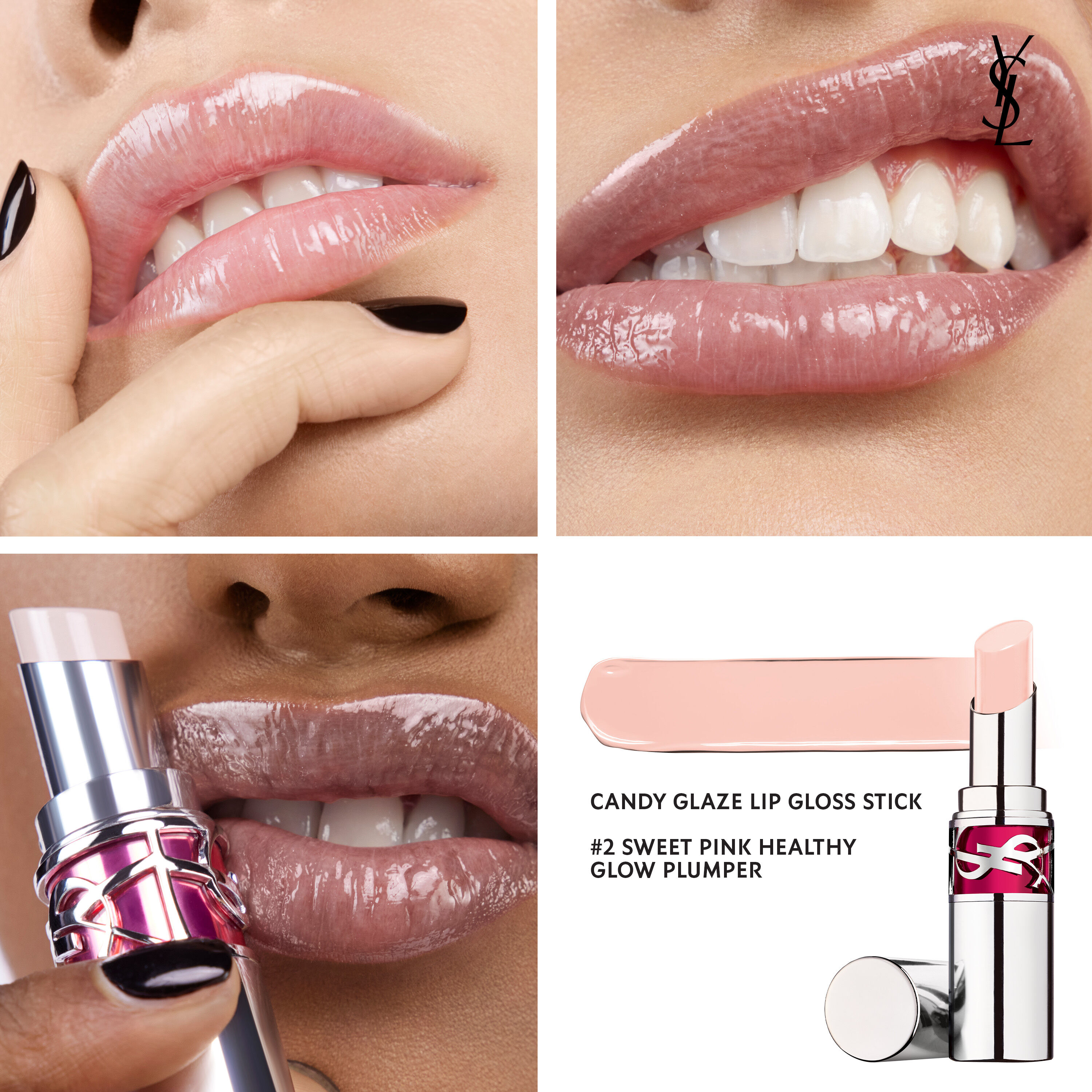 Candy Glaze Lip Gloss Stick Lip Balm YSL Beauty